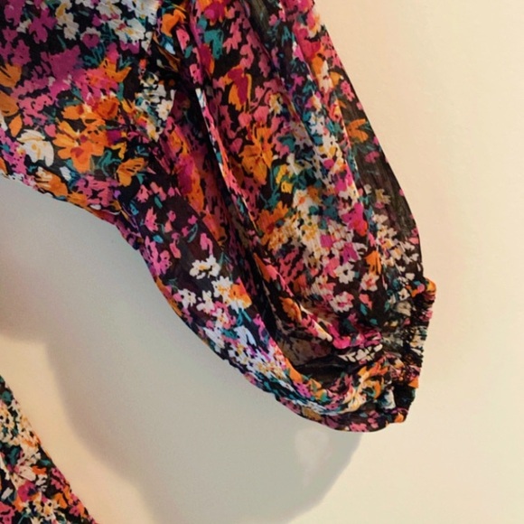 Vince Camuto Floral Babydoll Dress Size XS - Picture 9 of 15